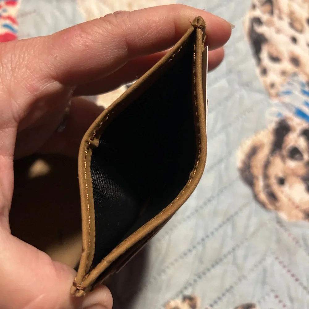 Justin Boots RFID‎ ID Credit Card Holing Wallet Brown Western NEW!